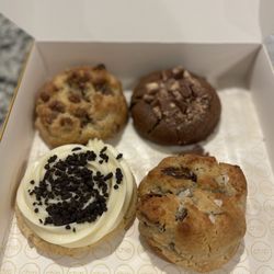 Chip Cookies - KitKat, OG, and Sugar cookie! Not sure what the one in the left back corner was