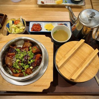 Damsot - Spicy eggplant bowl (no pork) - Korean Near Me - Los Angeles, California