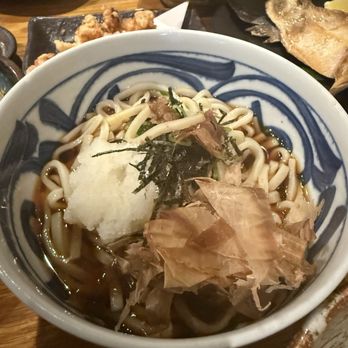 Imanas Tei - Cold Udon that came with my Chirashi - Sushi Bars Near Me - Honolulu, Hawaii