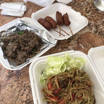 JP Food To Go - Papaya salad, Laos sausage, Larb beef - Laotian Near Me - Charlotte, North Carolina JP Food To Go - Papaya salad, Laos sausage, Larb beef - Laotian Near Me - Charlotte, North Carolina