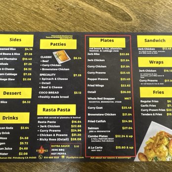 Fiya Spice Caribbean - Menu - Caribbean Near Me - Pittsburg, California