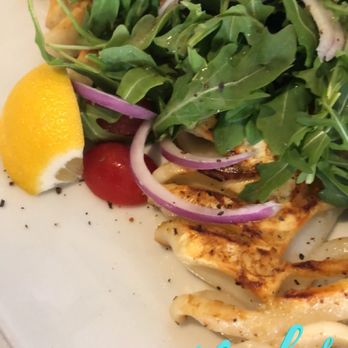 La Pescheria - Grilled Calamari Salad - Seafood Near Me - Naples, Florida La Pescheria - Grilled Calamari Salad - Seafood Near Me - Naples, Florida