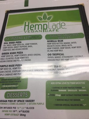 Menu photo 3 HempLade Vegan Cafe Tallahassee, FL Menu photo 3 HempLade Vegan Cafe Tallahassee, FL