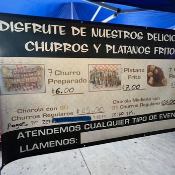 Churro Man - vendor banner - Food Stands Near Me - Los Angeles, California