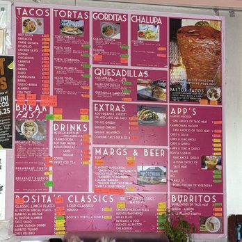 Rosita's al Pastor - Menu (updated prices) - Mexican Near Me - Austin, Texas Rosita's al Pastor - Menu (updated prices) - Mexican Near Me - Austin, Texas