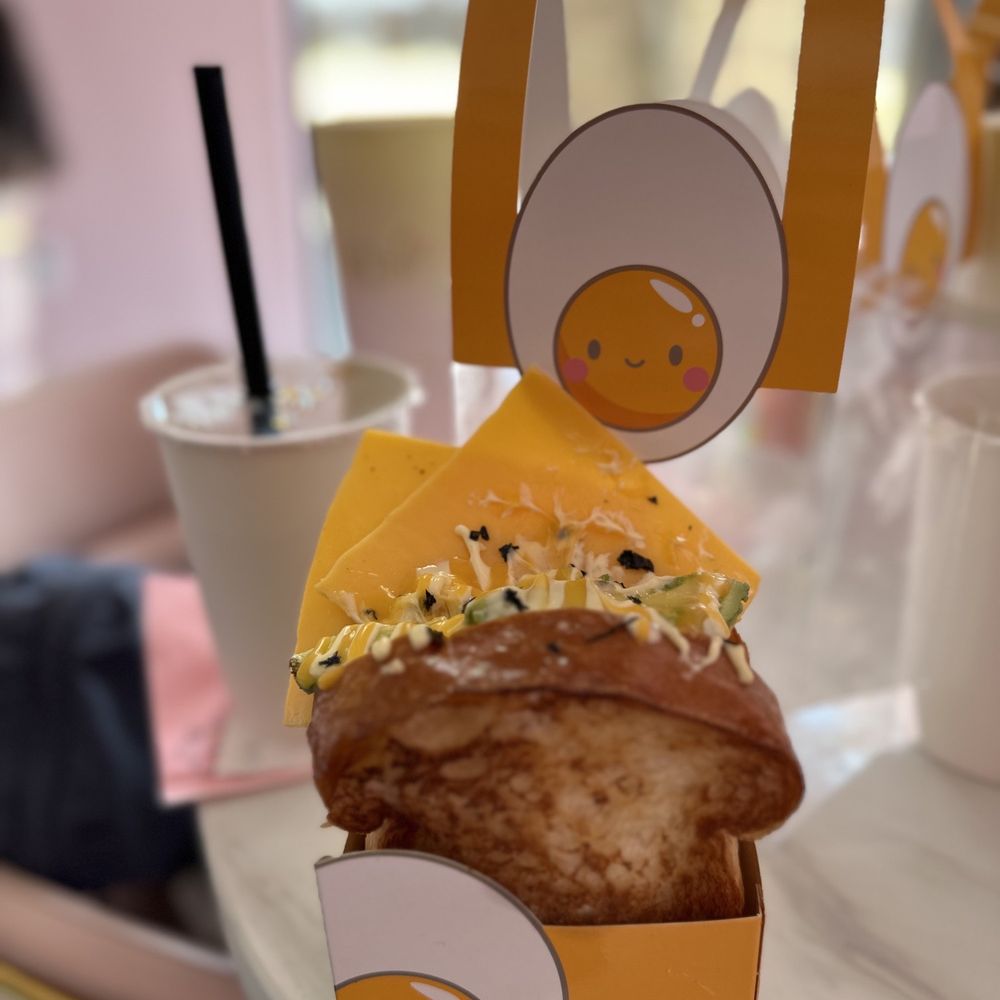 MOMO Korean Egg Drop - Just cheese sando - Breakfast & Brunch Near Me - Sacramento, California MOMO Korean Egg Drop - Just cheese sando - Breakfast & Brunch Near Me - Sacramento, California