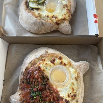 Skalka - Stroganoff Boat (top) and Chicken Boat (bottom) - Breakfast & Brunch Near Me - Seattle, Washington Skalka - Stroganoff Boat (top) and Chicken Boat (bottom) - Breakfast & Brunch Near Me - Seattle, Washington