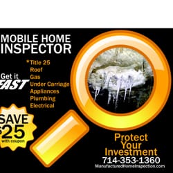 Manufactured Home Inspection