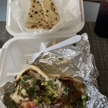 Baba Ghannouj Mediterranean Bistro - Beef and Lamb Gyro Platter - Mediterranean Near Me - Durham, North Carolina Baba Ghannouj Mediterranean Bistro - Beef and Lamb Gyro Platter - Mediterranean Near Me - Durham, North Carolina