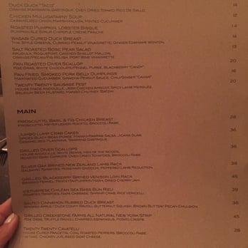 TwentyTwenty Grille - Simple yet perfect selection of dishes - New American Near Me - Boca Raton, Florida