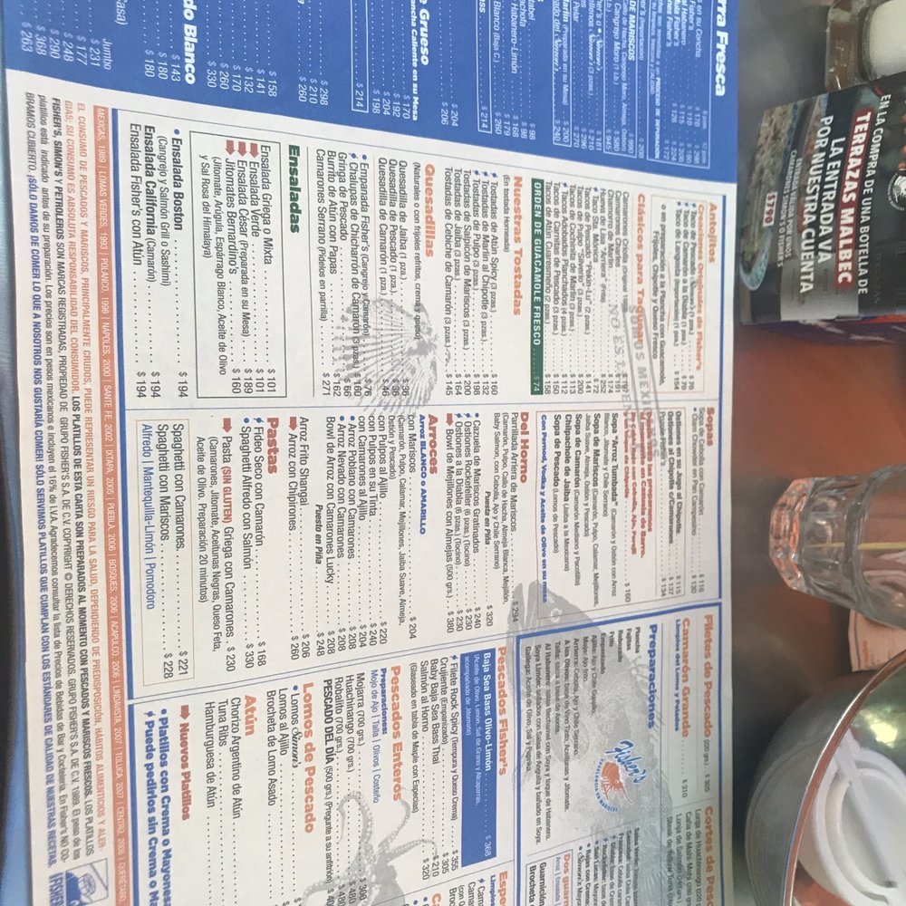 Fisher's - Seafood Near Me - Ciudad de México, DIF Fisher's - Seafood Near Me - Ciudad de México, DIF
