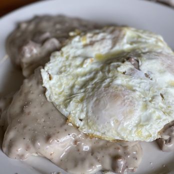 Flapjacks 'n more - Biscuits and Gravy with eggs - Breakfast & Brunch Near Me - Overland Park, Kansas