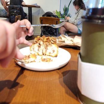 First Cup Coffee - Cinnamon pecan roll - Coffee Roasteries Near Me - Pearland, Texas
