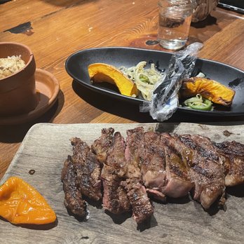 Dos Olivos Market - "family style" seared seasonal squash was tiny portion for $18. we were given ultra cheap plastic ware to eat steak with! - Specialty Food Near Me - Buda, Texas Dos Olivos Market - "family style" seared seasonal squash was tiny portion for $18. we were given ultra cheap plastic ware to eat steak with! - Specialty Food Near Me - Buda, Texas