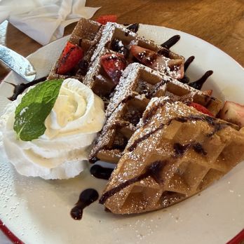 Cafe Cultura - On the house waffle - Mexican Near Me - Fullerton, California