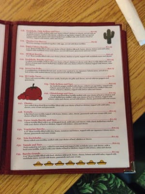 Menu photo 3 La Cabana Mexican Rathdrum, ID