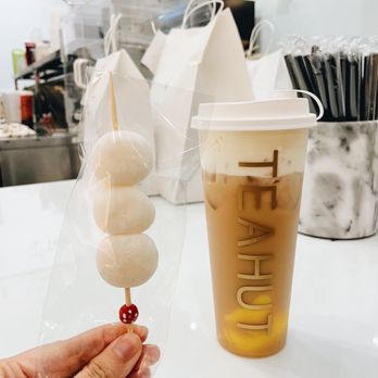 Tea Hut - Mochi Soy Milk Tea with Egg Pudding - Coffee & Tea Near Me - San Francisco, California Tea Hut - Mochi Soy Milk Tea with Egg Pudding - Coffee & Tea Near Me - San Francisco, California