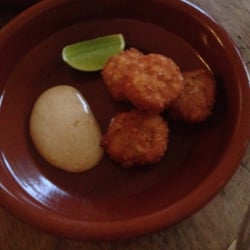 Little Joe - Sweet corn and spring onion croquettes with squeeze of lime
