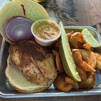 Hog's Breath Saloon - Blackened Snapper Sandwich - Bars Near Me - Key West, Florida Hog's Breath Saloon - Blackened Snapper Sandwich - Bars Near Me - Key West, Florida