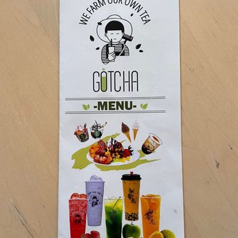 Gotcha Bubble Tea - a menu for a gourmet shop - Bubble Tea Near Me - Oakville, Ontario Gotcha Bubble Tea - a menu for a gourmet shop - Bubble Tea Near Me - Oakville, Ontario