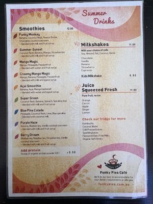 Menu photo 1 Funky Pies Bondi Beach, NSW Menu photo 1 Funky Pies Bondi Beach, NSW