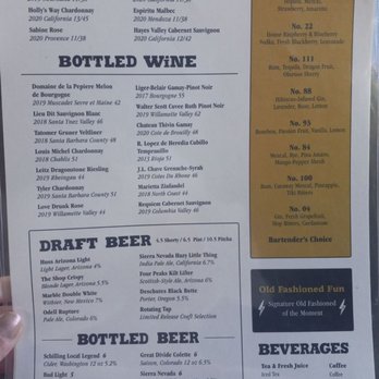 Windsor - Drink menu. - New American Near Me - Phoenix, Arizona Windsor - Drink menu. - New American Near Me - Phoenix, Arizona