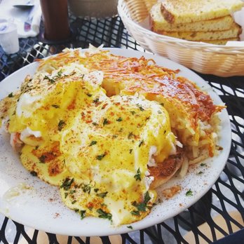 Samaria Cafe - Krab egg benedict with hashbrowns - Breakfast & Brunch Near Me - Tampa, Florida Samaria Cafe - Krab egg benedict with hashbrowns - Breakfast & Brunch Near Me - Tampa, Florida