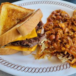 Waffle House - Texas Bacon Patty Melt Plate