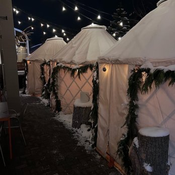 Vin 48 - They have 4 yurts, 3 shown here - New American Near Me - Avon, Colorado
