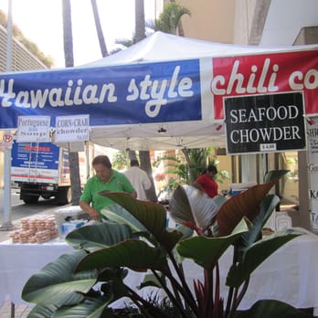 Hawaiian Style Chili - a vendor selling chilis - Food Stands Near Me - Honolulu, Hawaii Hawaiian Style Chili - a vendor selling chilis - Food Stands Near Me - Honolulu, Hawaii