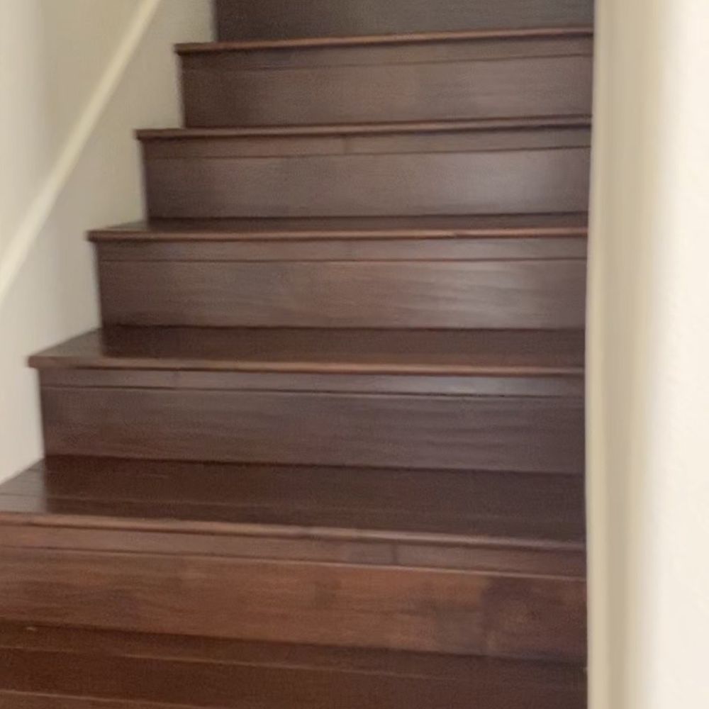 Natural Flooring - After -Stairs 3 years later. - Flooring Near Me - Santa Clarita, California Natural Flooring - After -Stairs 3 years later. - Flooring Near Me - Santa Clarita, California