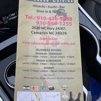 Sakura Japanese Steak House - Japanese Near Me - Cameron, North Carolina Sakura Japanese Steak House - Japanese Near Me - Cameron, North Carolina
