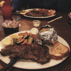 Blue Flame Diner - Ribeye steak