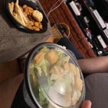 Red Lobster - Cesar salad with no dressing and the make your own combo - Seafood Near Me - Vallejo, California
