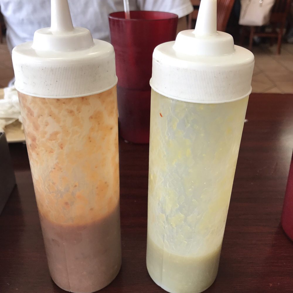 Pancho's Burritos - Yummy sauces on the table! - Mexican Near Me - Schaumburg, Illinois Pancho's Burritos - Yummy sauces on the table! - Mexican Near Me - Schaumburg, Illinois