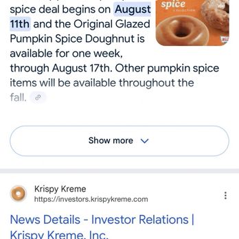 Krispy Kreme - More proof of the deal Krispy Kreme offers that the old people at Krispy Kreme in Roanoke Virginia refused to uphold. - Coffee & Tea Near Me - Roanoke, Virginia