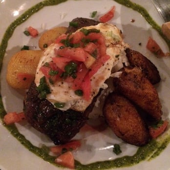 Aji Peruvian Cuisine - Steak a la pobre- beautifully cooked and balanced - Peruvian Near Me - Long Beach, California Aji Peruvian Cuisine - Steak a la pobre- beautifully cooked and balanced - Peruvian Near Me - Long Beach, California