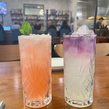 The Peppermill Steakhouse - Left: walk in the desert Right: bartender's whim - Cocktail Bars Near Me - Tempe, Arizona The Peppermill Steakhouse - Left: walk in the desert Right: bartender's whim - Cocktail Bars Near Me - Tempe, Arizona