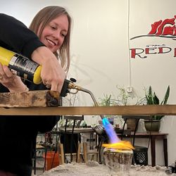 Red Flower Studios - Finishing the end