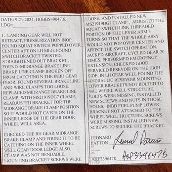 Byerly Aviation - logbook entry - Airports Near Me - Bartonville, Illinois Byerly Aviation - logbook entry - Airports Near Me - Bartonville, Illinois
