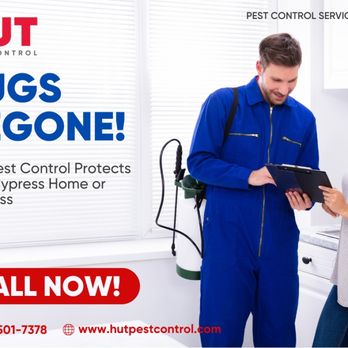 Hut Pest Control - HUT Pest Control is a Cypress, Texas owned and operated residential and commercial pest control company. We offer Monthly, Bi-Monthly, and Q - Pest Control Near Me - Cypress, Texas