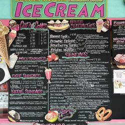 The Ice Cream Station - Menu 2025