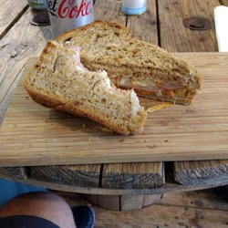 Hugo's Farm Shop - Ham and cheese with fresh baked bread