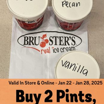 Bruster's Real Ice Cream - *:｡ﾟ It's never too cold for ice cream especially on a beautiful afternoon with the FL sun out at 65-L(*‿*)L. *:｡ﾟ - Ice Cream & Frozen Yogurt Near Me - Jacksonville, Florida