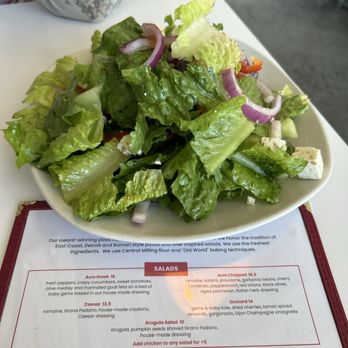 Acre Pizza - Greek salad - Pizza Near Me - Sebastopol, California