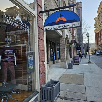Walkabout Outfitter - The outdoor sign of the store. - Outdoor Gear Near Me - Roanoke, Virginia Walkabout Outfitter - The outdoor sign of the store. - Outdoor Gear Near Me - Roanoke, Virginia
