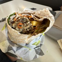 Cultures - Vegan Oriental Mango wrap with Teriyaki Bites as protein. Will stay away from Teriyaki Bites, tempeh is far better