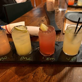 Riverhouse - Margarita flight - New American Near Me - Taunton, Massachusetts Riverhouse - Margarita flight - New American Near Me - Taunton, Massachusetts