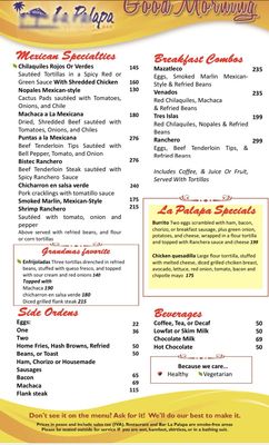 Menu photo 5 La Palapa Mazatlán, SIN Menu photo 5 La Palapa Mazatlán, SIN