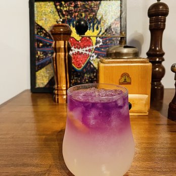 The Peppermill Steakhouse - Lady Violet cocktail - Cocktail Bars Near Me - Tempe, Arizona